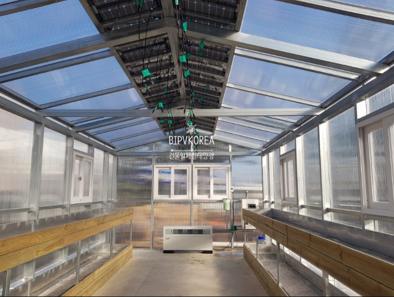 Greenhouse integrated photovoltaic system demonstration BIPV [첨부 이미지2]