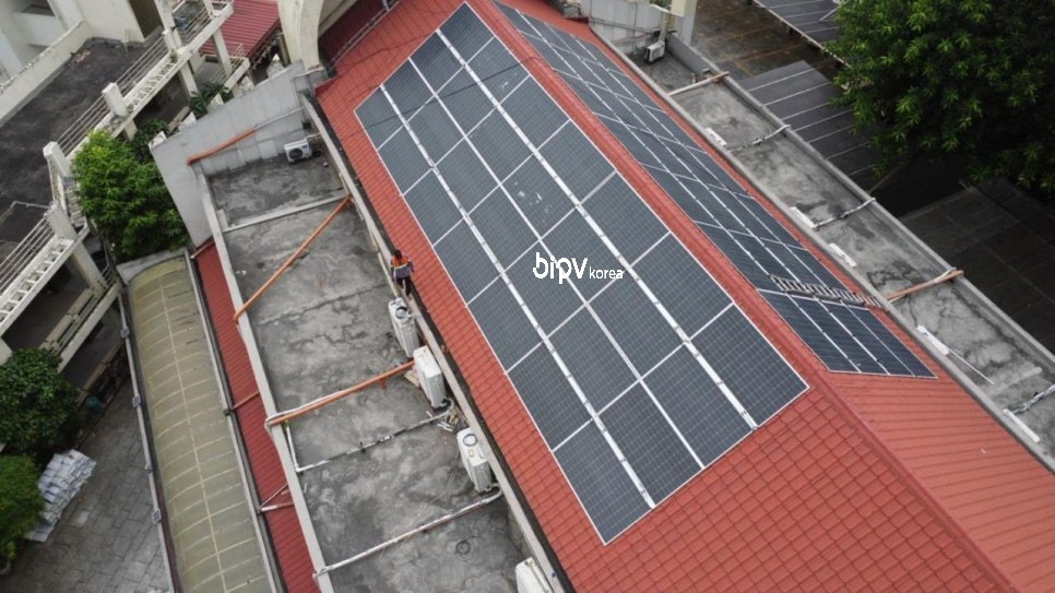 필리핀, 경량 태양광 모듈 시공현장 [첨부 이미지3]